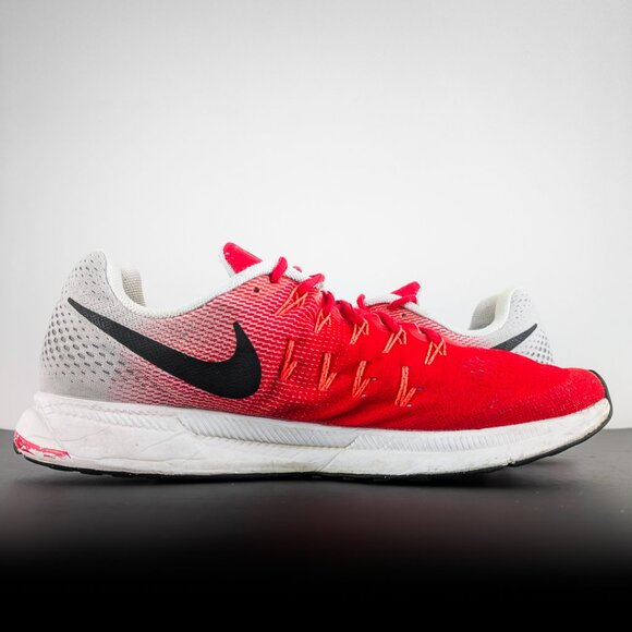 Sz.12 Nike Running Zoom Pegasus Red/White SAME DAY SHIPPING - Picture 2 of 10